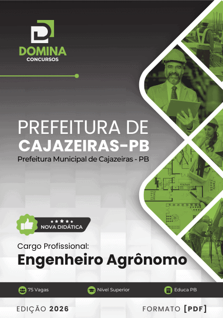 Apostila Engenheiro Agrônomo Cajazeiras PB 2026