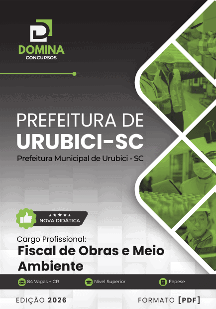 Apostila Fiscal de Obras e Meio Ambiente Urubici SC 2026