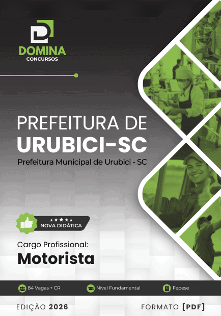 Apostila Motorista Urubici SC 2026