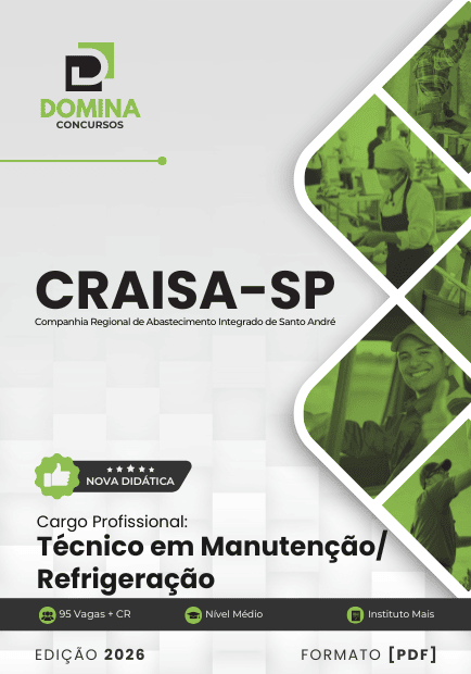 Apostila Técnico em Manutenção e Refrigeração CRAISA SP 2026